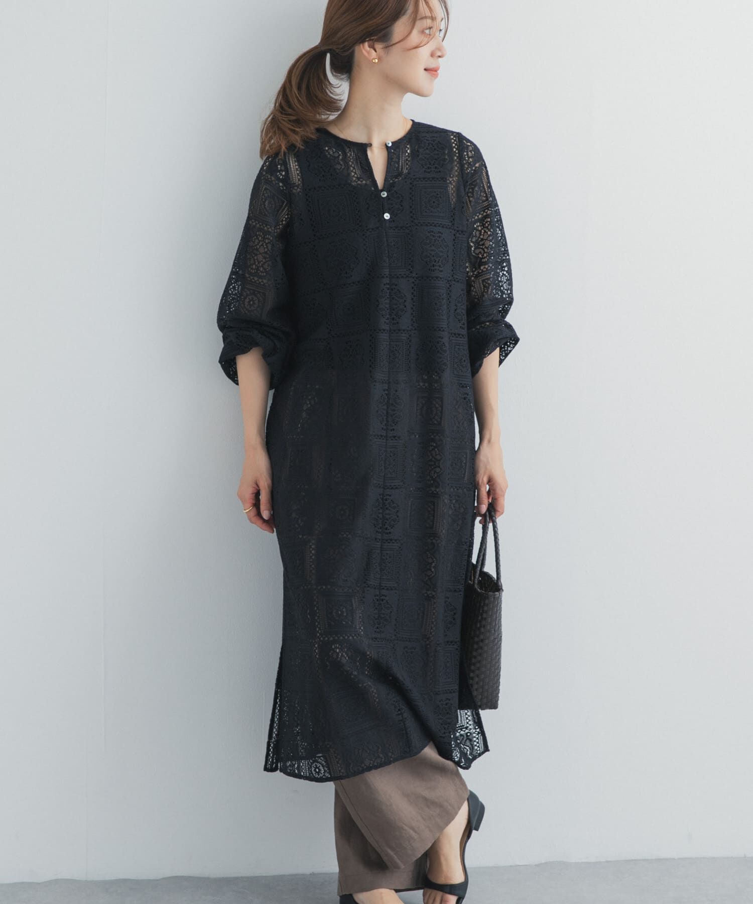 URBAN RESEARCH DOORS「レースワンピース」|ワンピース|