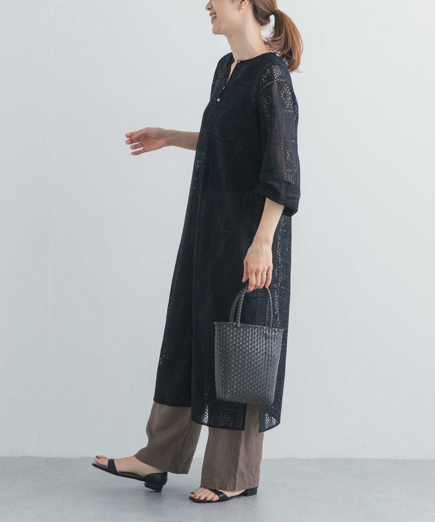 URBAN RESEARCH DOORS「レースワンピース」|ワンピース|