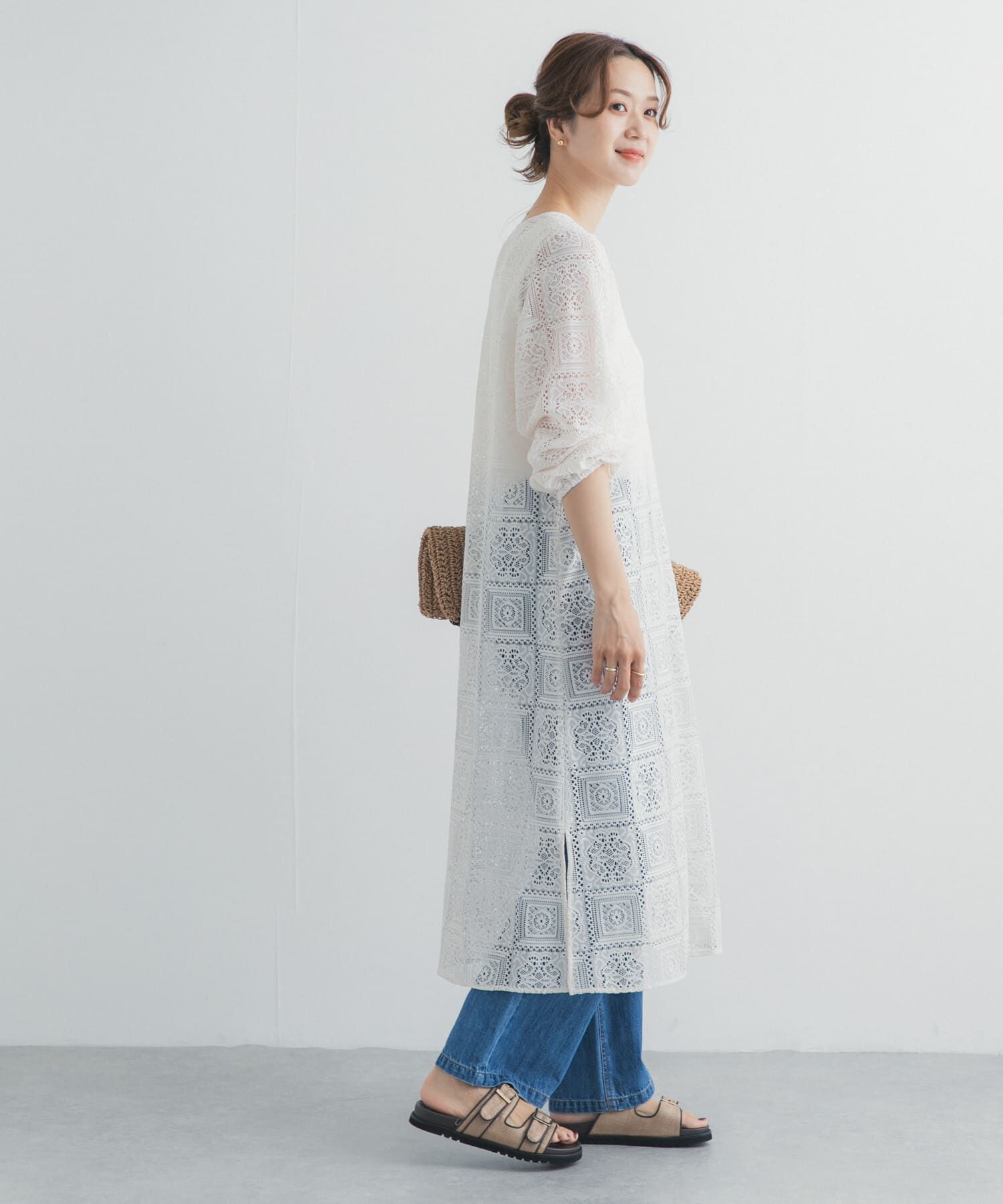 URBAN RESEARCH DOORS「レースワンピース」|ワンピース|