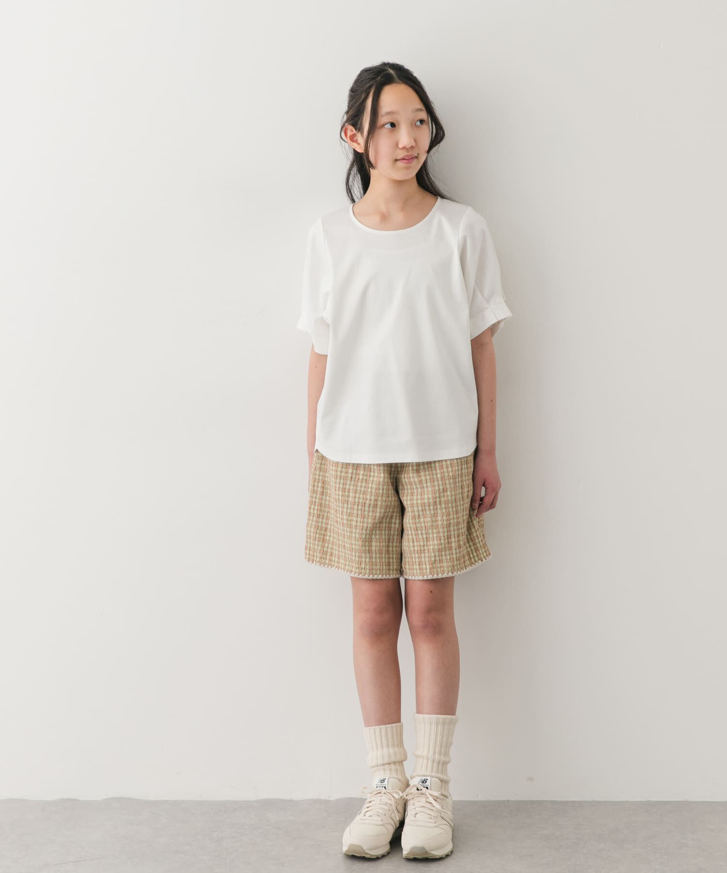 URBAN RESEARCH DOORS「『150サイズあり』チェックキュロット(KIDS)」|その他|