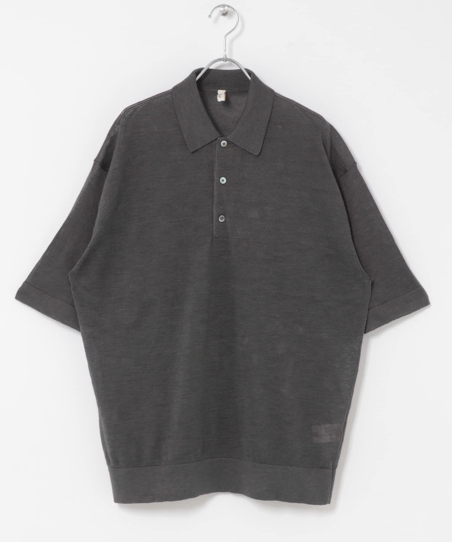 URBAN RESEARCH DOORS「Ramie High Gauge KnitPolo」|ポロシャツ|