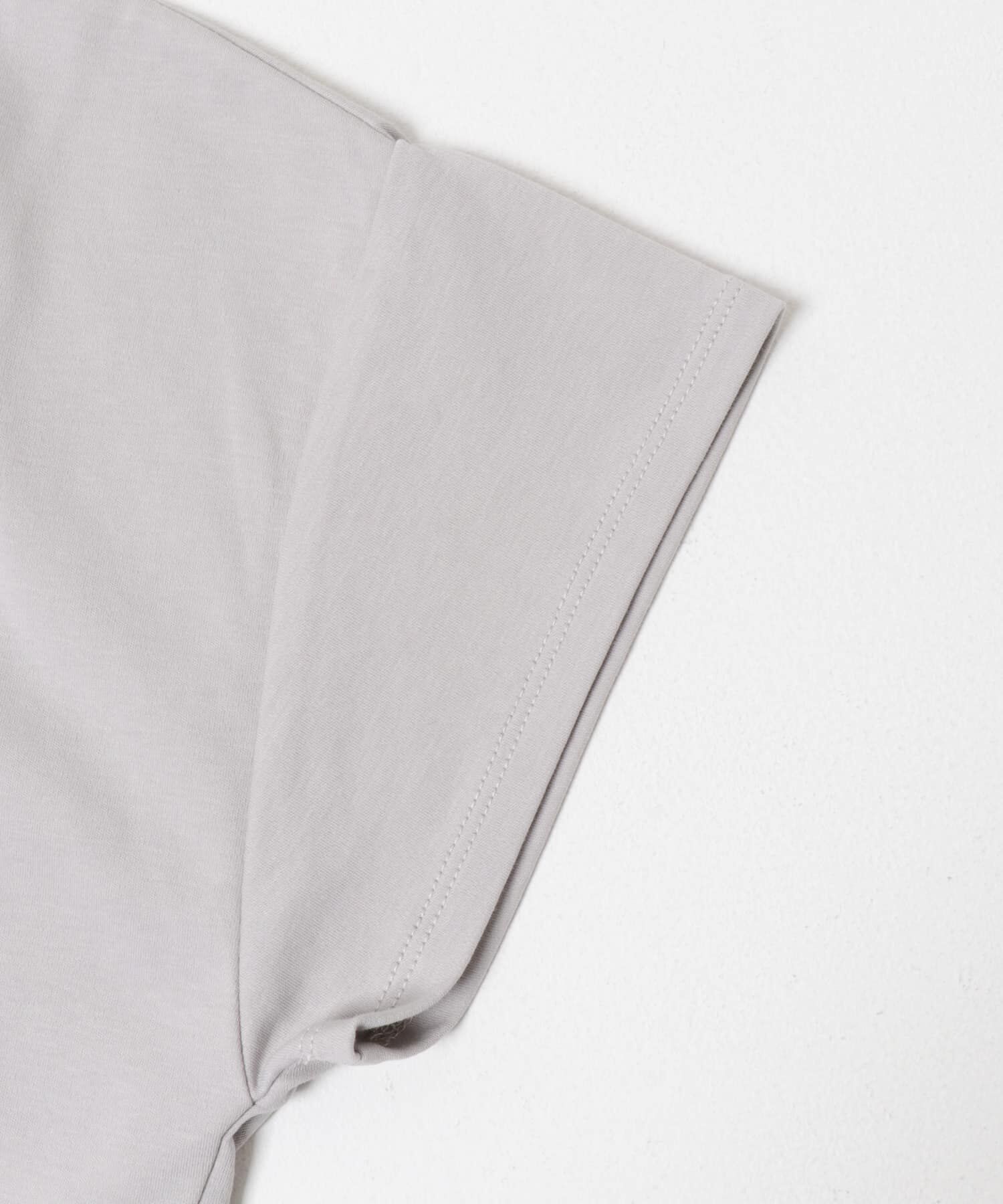 URBAN RESEARCH DOORS「異素材切替えラウンドヘムプルオーバー」|Tシャツ・カットソー|