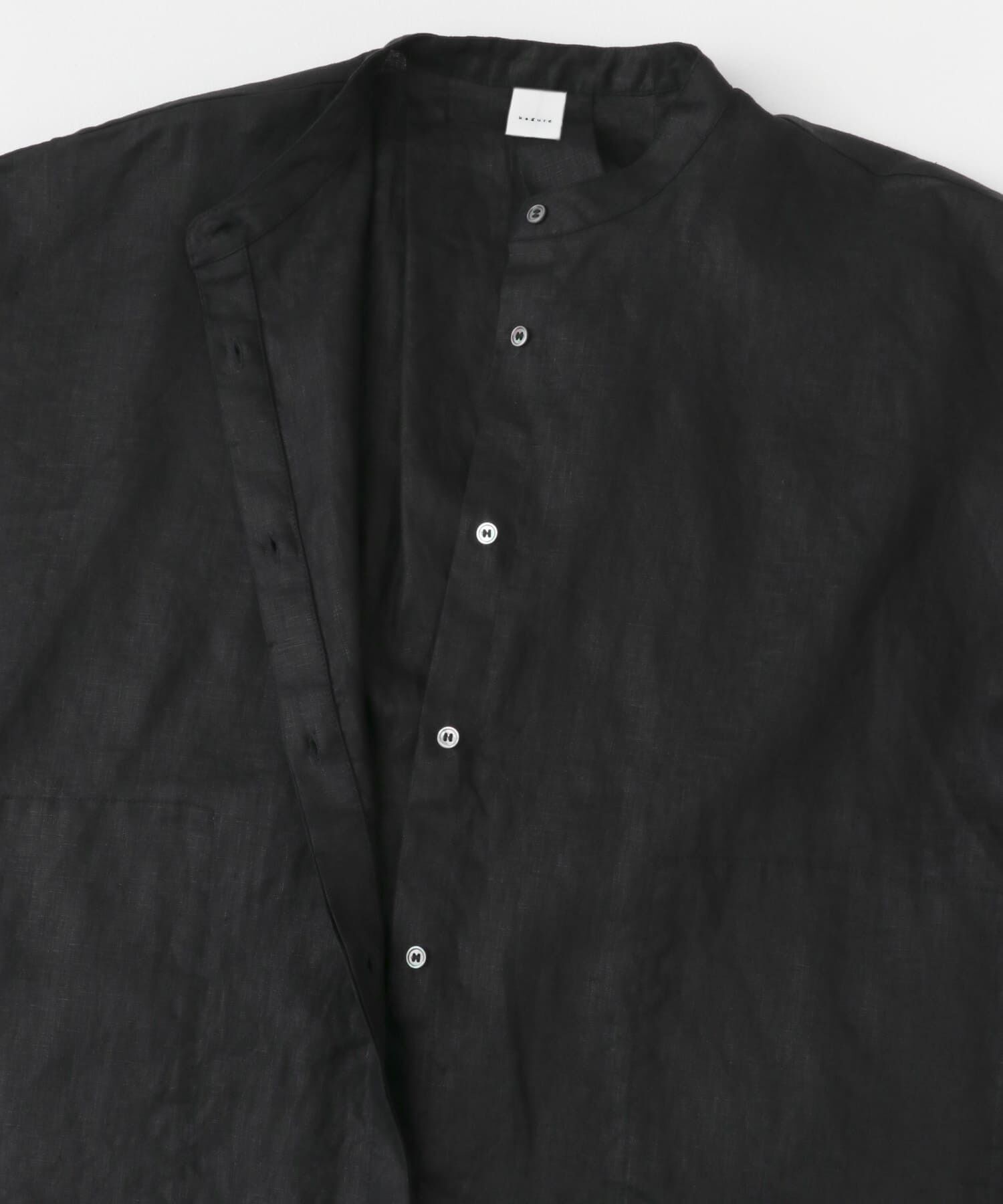 かぐれ「リネンスクエアケープシャツ」|シャツ・ブラウス|