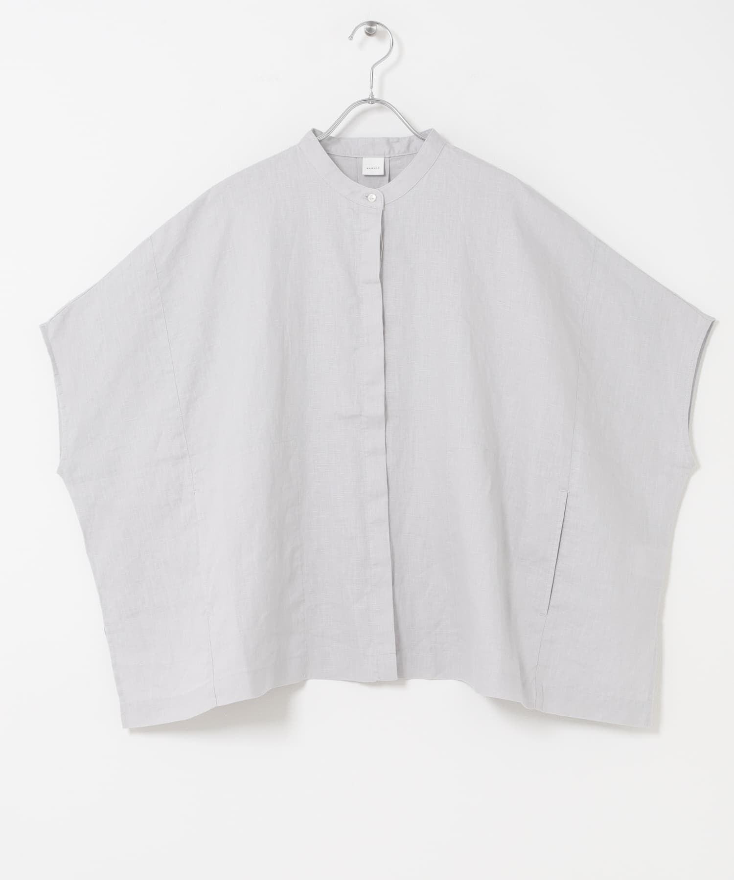 かぐれ「リネンスクエアケープシャツ」|シャツ・ブラウス|