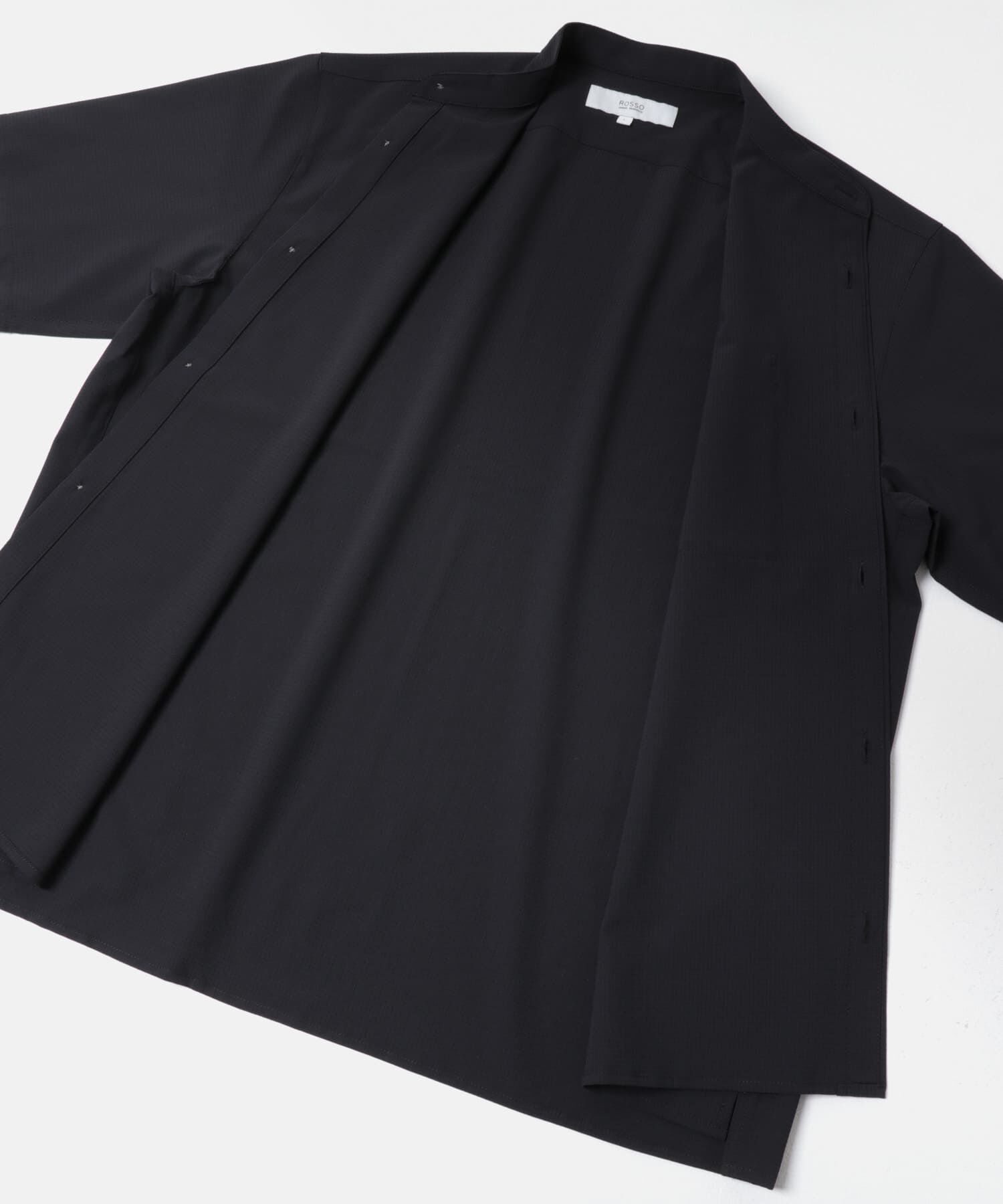 URBAN RESEARCH ROSSO「『WEB限定』『XLサイズあり』『吸水速乾』Air Stretch バンドカラーシャツ」|シャツ・ブラウス|