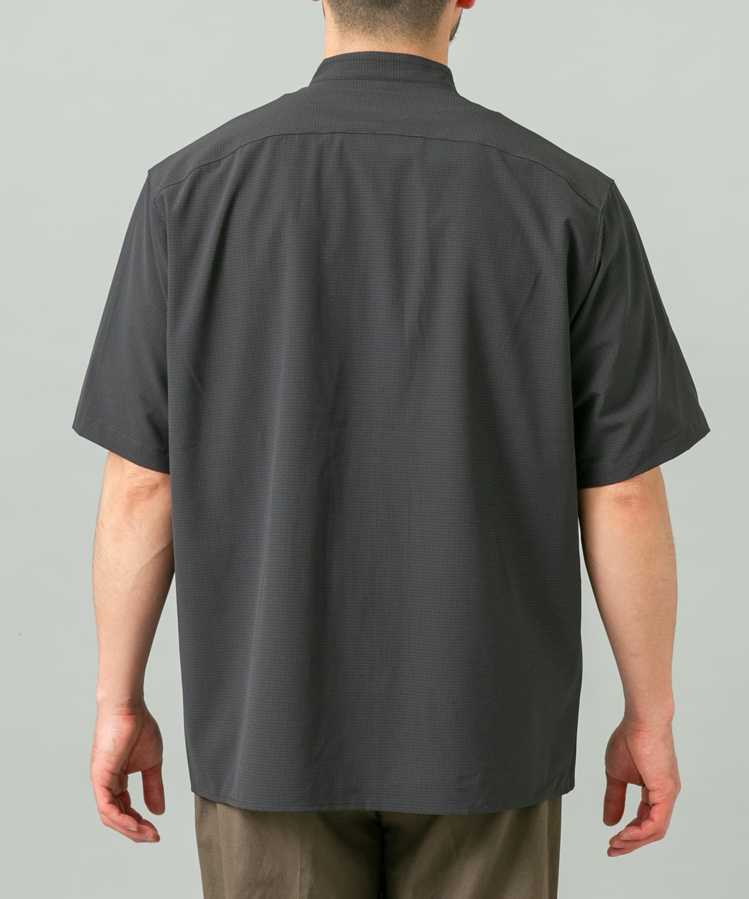 URBAN RESEARCH ROSSO「『WEB限定』『XLサイズあり』『吸水速乾』Air Stretch バンドカラーシャツ」|シャツ・ブラウス|