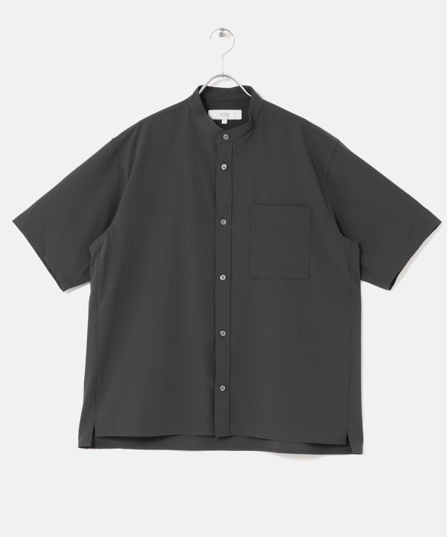 URBAN RESEARCH ROSSO「『WEB限定』『XLサイズあり』『吸水速乾』Air Stretch バンドカラーシャツ」|シャツ・ブラウス|