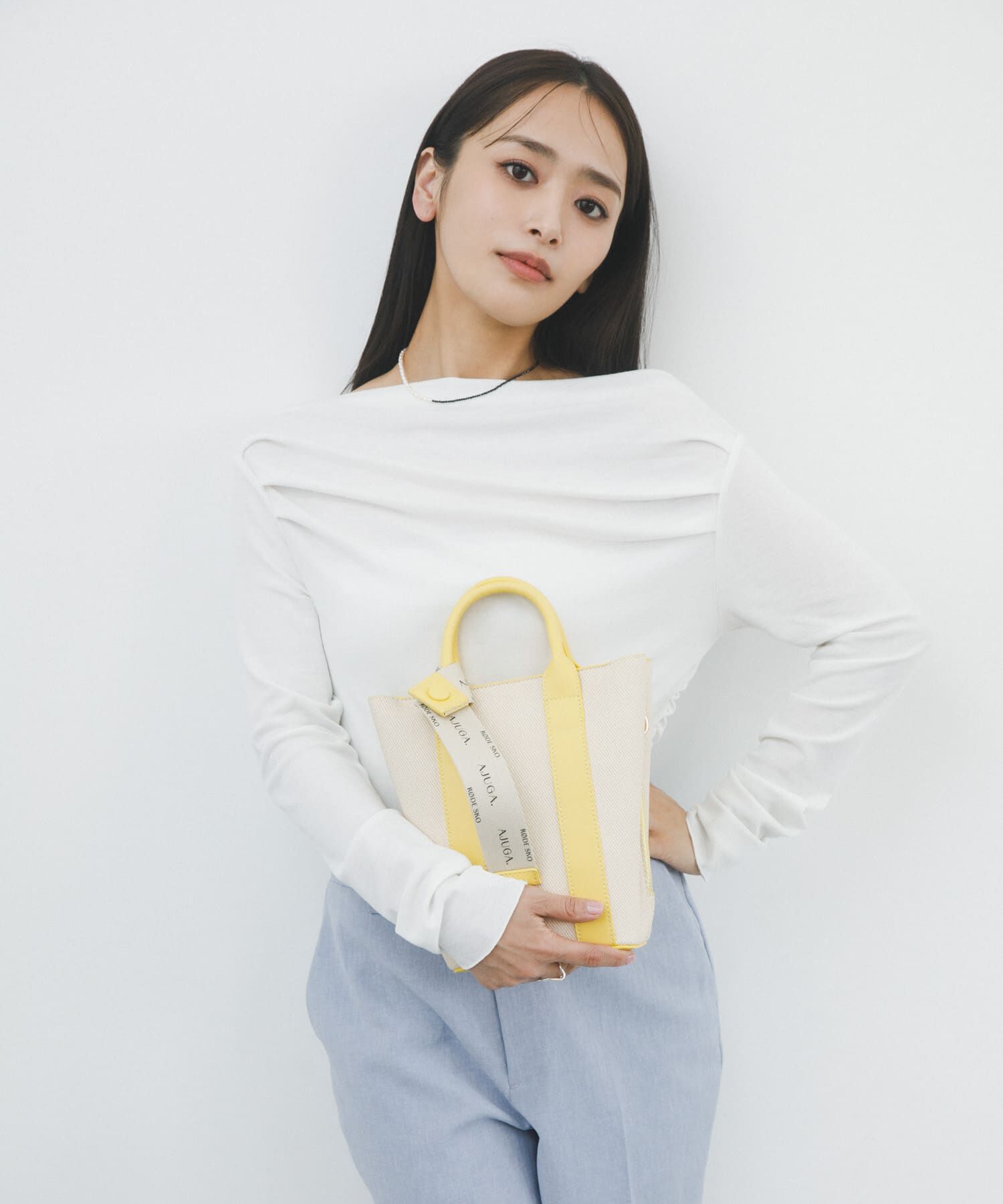 RODE SKO「『別注』AJUGA.&times;RODE SKO　ロゴリボン付ショルダーバッグ」|ショルダー・メッセンジャー|