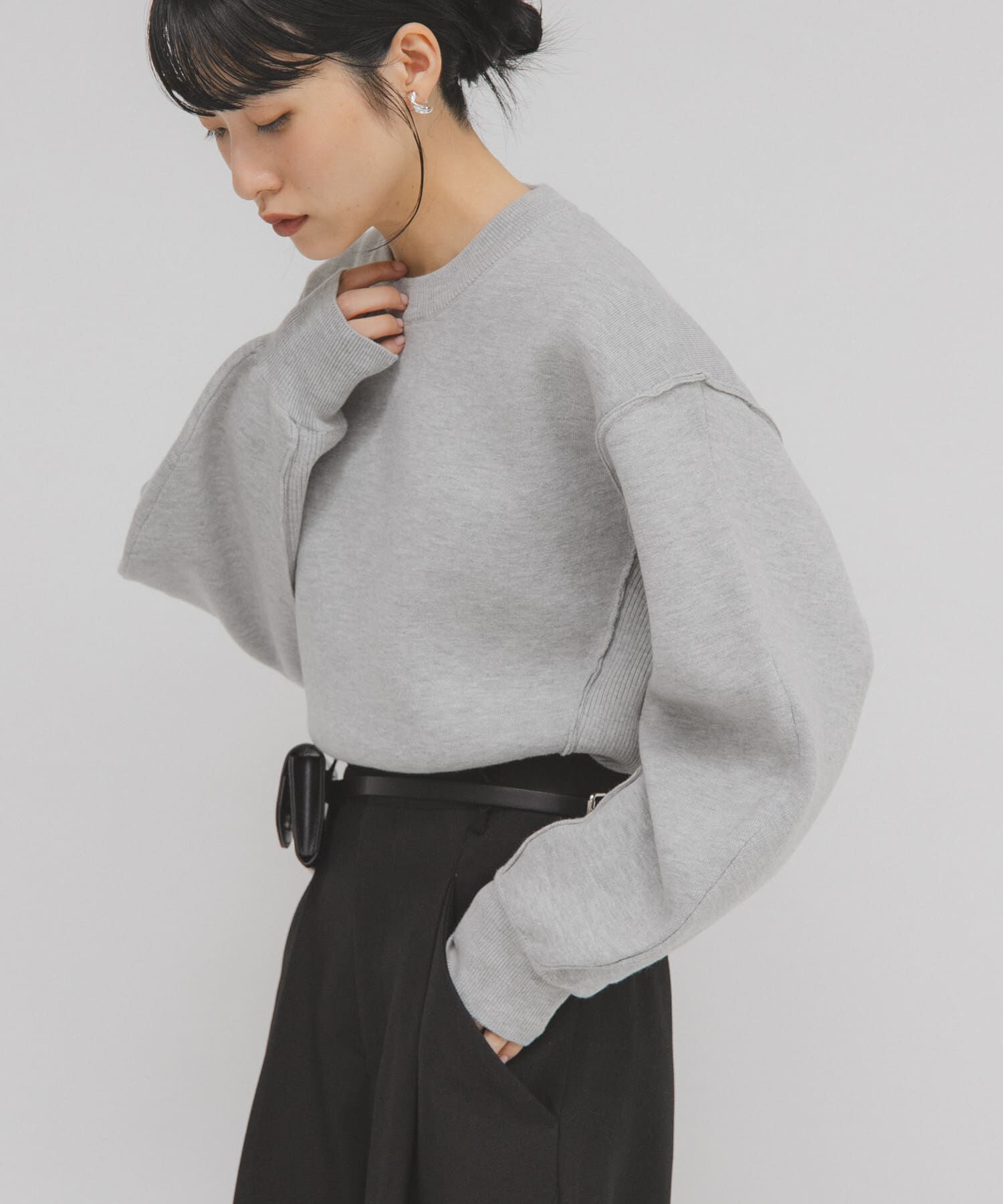  「スウェットライクニット」|ニット・セーター|