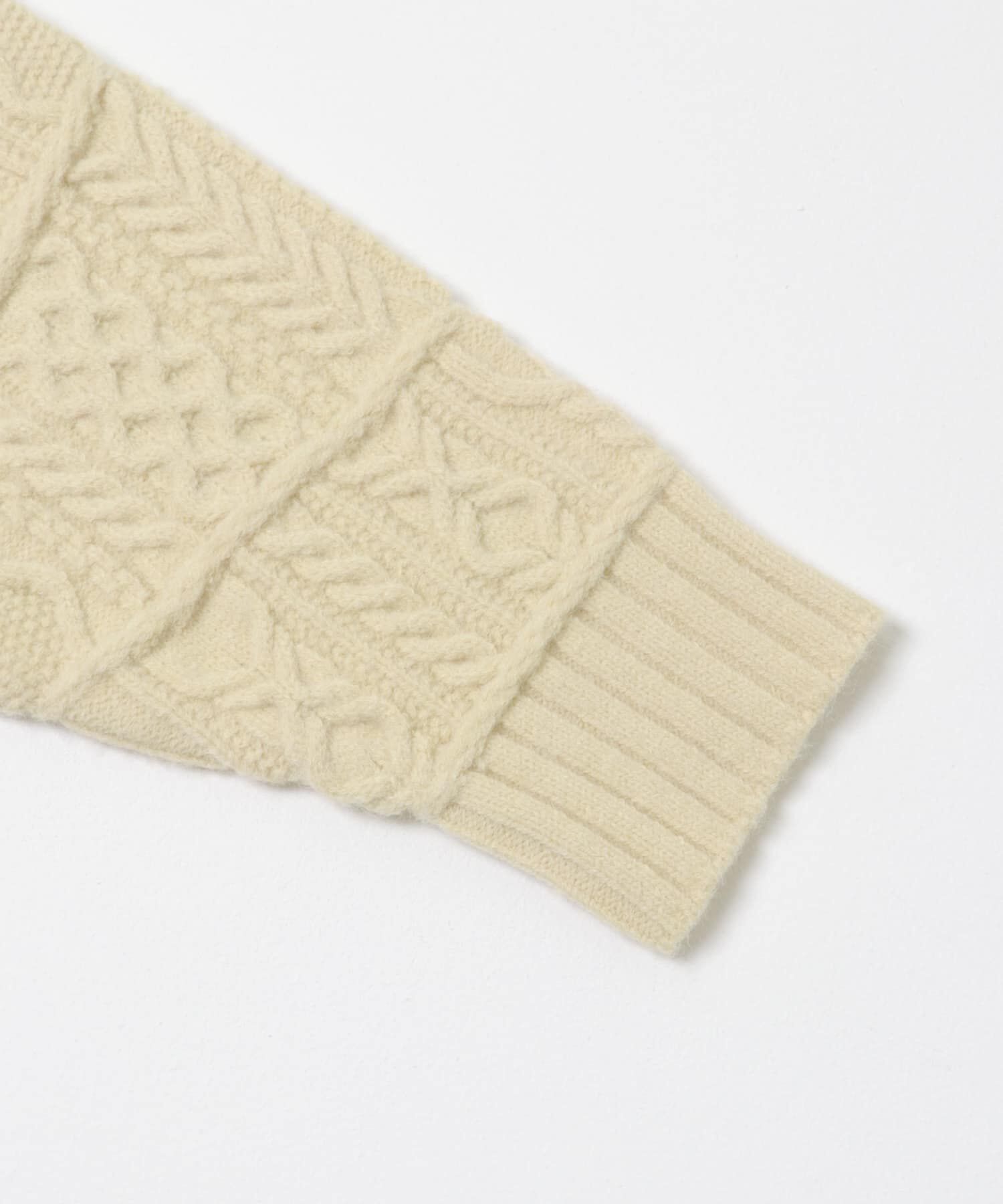  「MIXケーブルショートニット」|ニット・セーター|