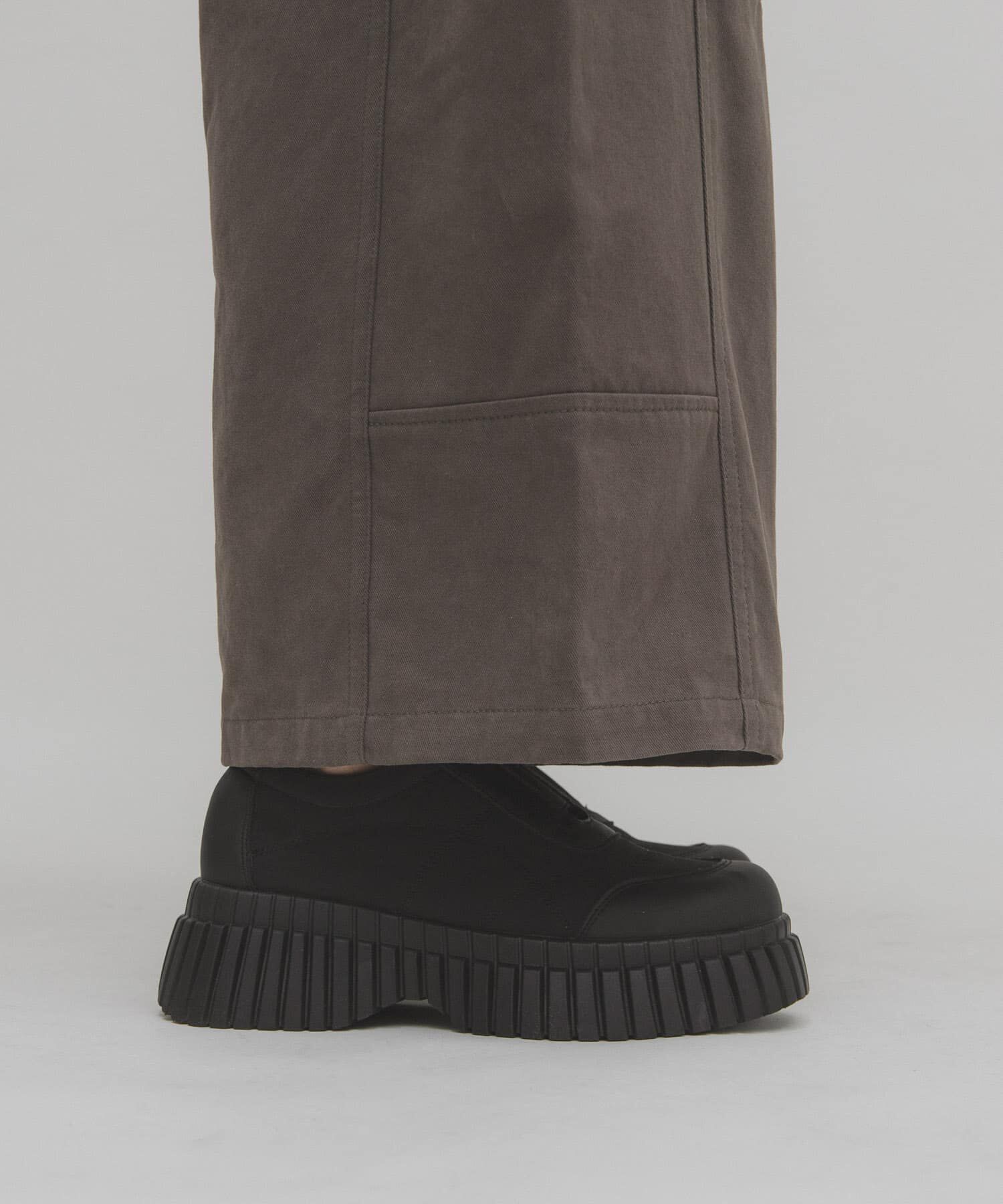  「チャンキーソールパファースリッポン」|スニーカー|ブラック