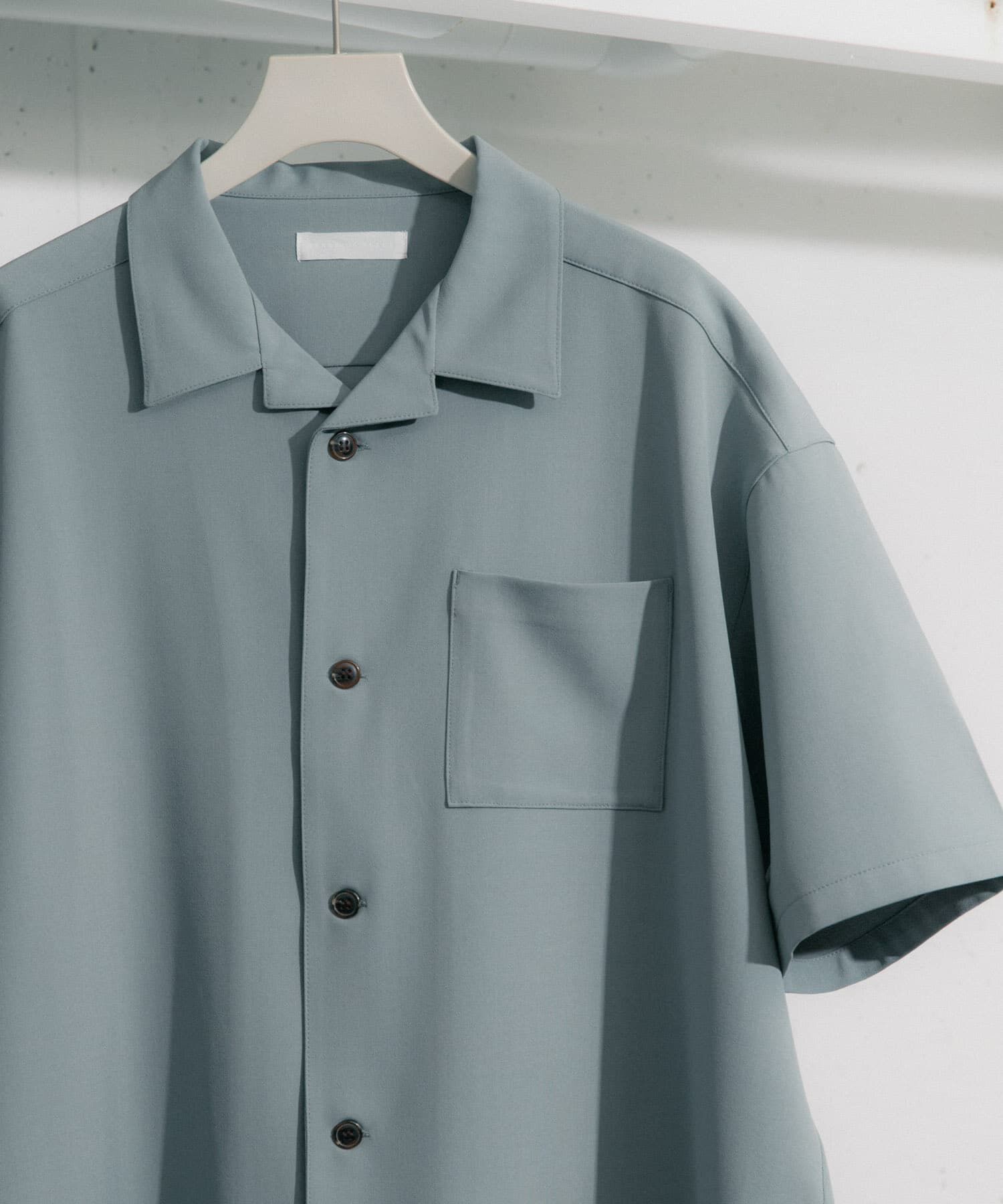 SENSE OF PLACE by URBAN RESEARCH「『ユニセックス』オープンカラールーズシャツ(5分袖)」|シャツ・ブラウス|