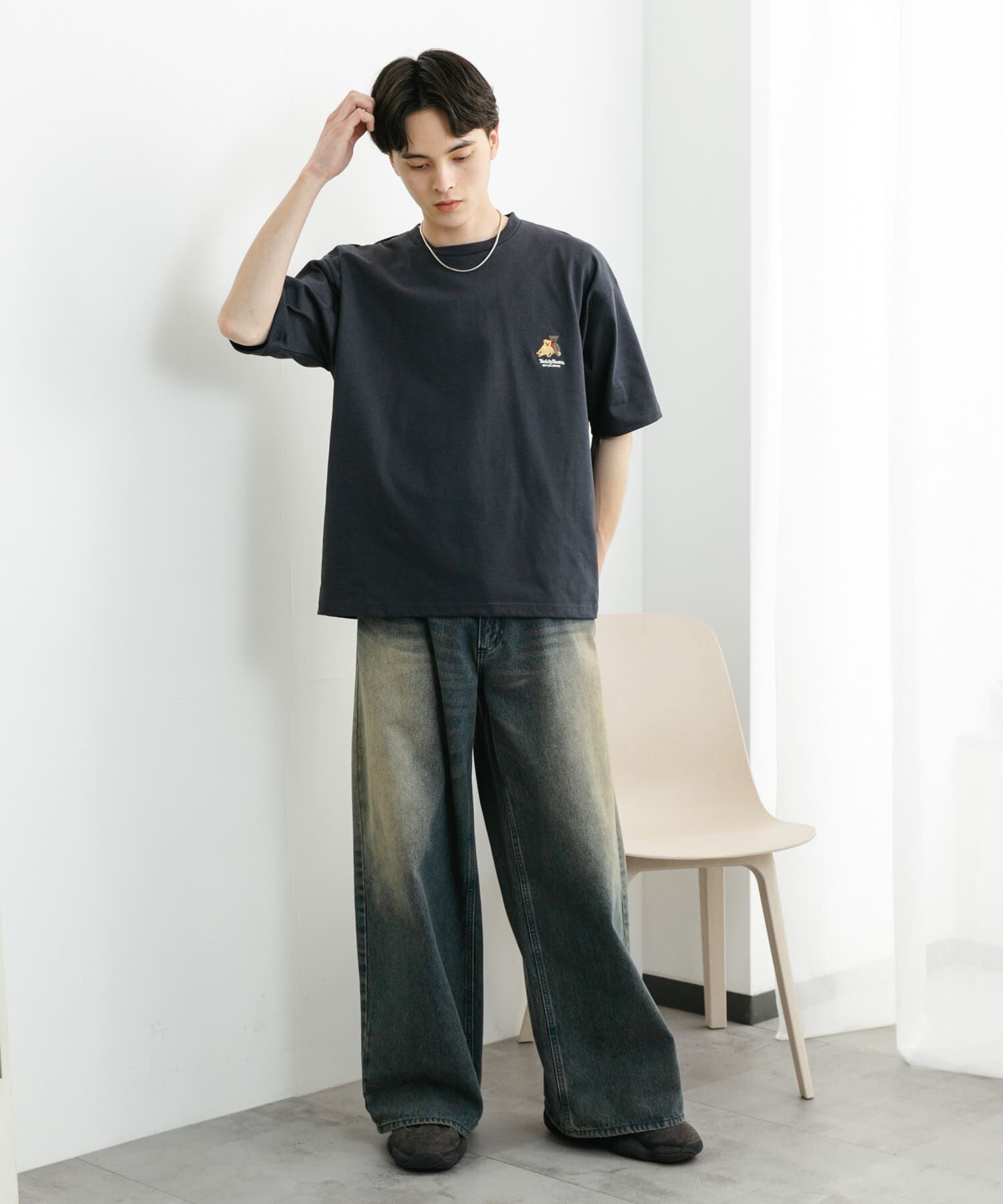SENSE OF PLACE by URBAN RESEARCH「『別注』TeddyBear&times;SENSE OF PLACE　ショートスリーブTシャツ」|Tシャツ・カットソー|