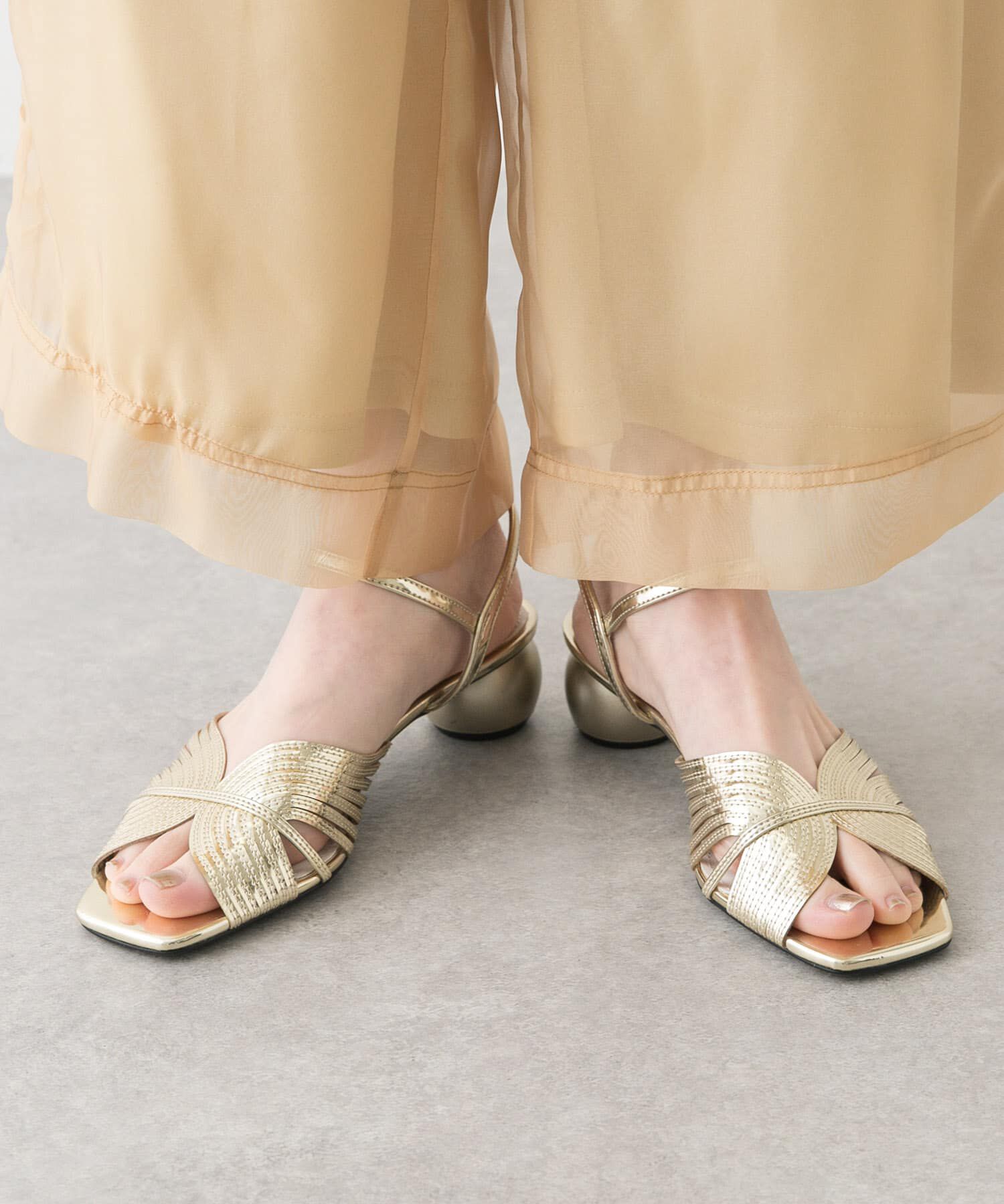 SENSE OF PLACE by URBAN RESEARCH「メタリックサンダル」|サンダル|