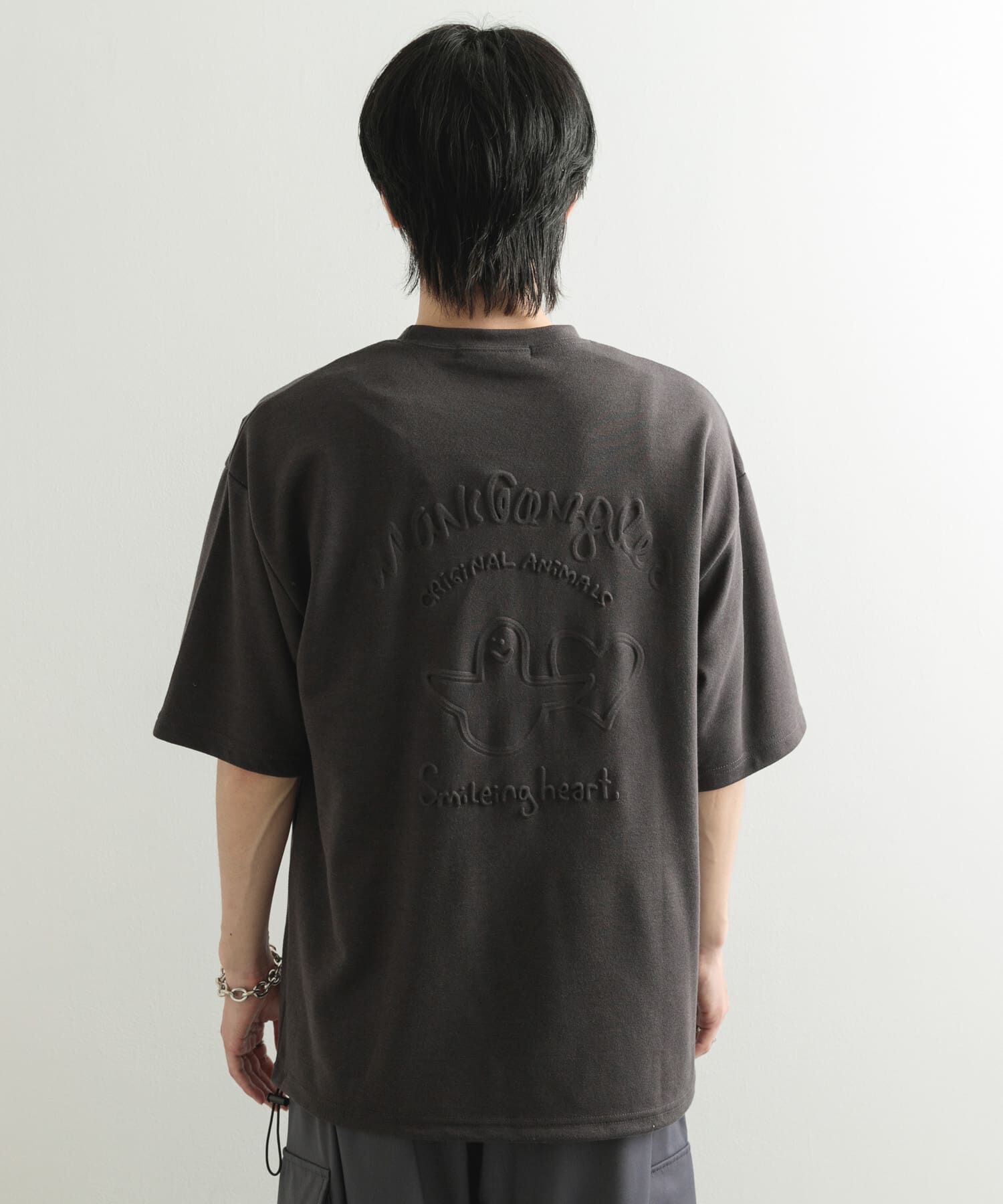 SENSE OF PLACE by URBAN RESEARCH「『WEB限定』Mark Gonzales　プリントクルーネックドローコードTシャツ」|Tシャツ・カットソー|