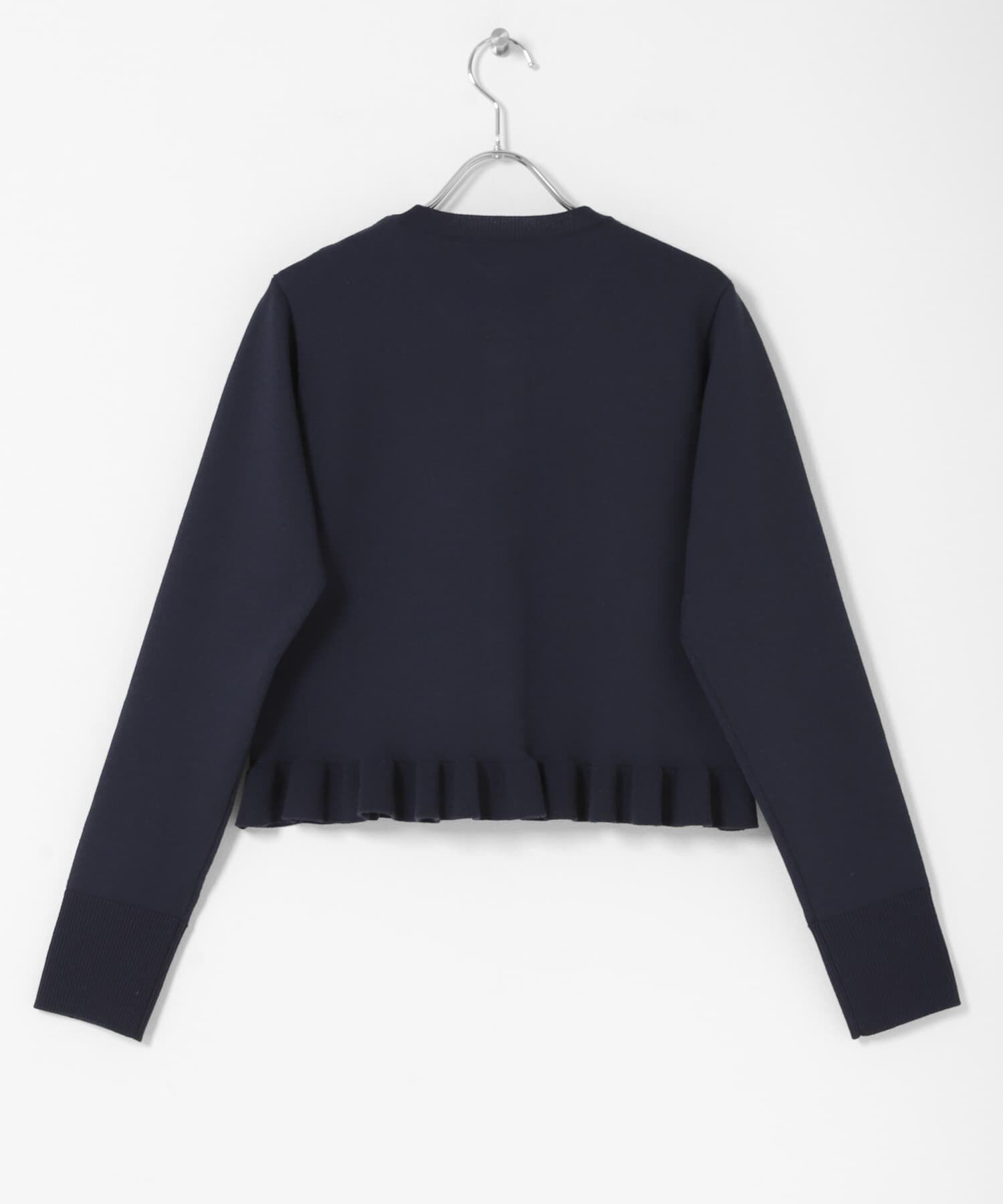 SENSE OF PLACE by URBAN RESEARCH「『洗濯可』フリルトリムニットカーディガン」|ニット・セーター|