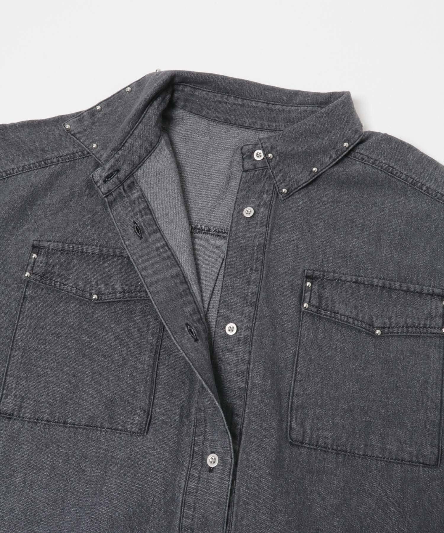 SENSE OF PLACE by URBAN RESEARCH「スタッズデニムシャツ」|シャツ・ブラウス|