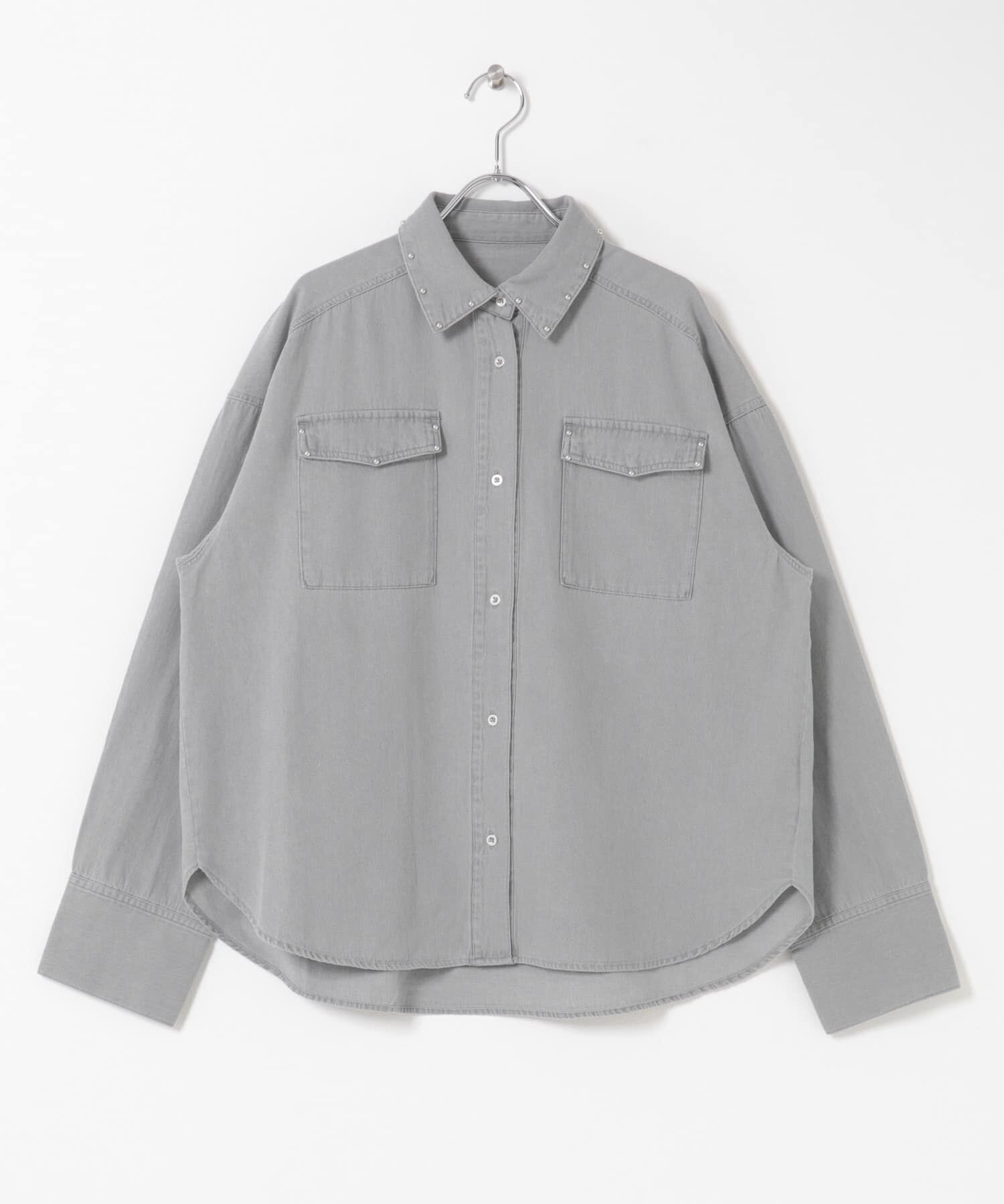 SENSE OF PLACE by URBAN RESEARCH「スタッズデニムシャツ」|シャツ・ブラウス|