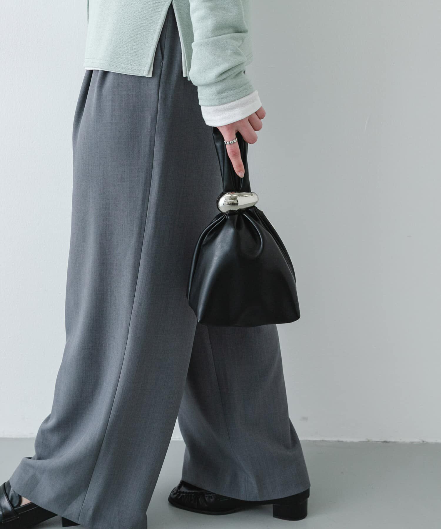 SENSE OF PLACE by URBAN RESEARCH「メタルツキキンチャクバッグ」|ハンドバッグ|