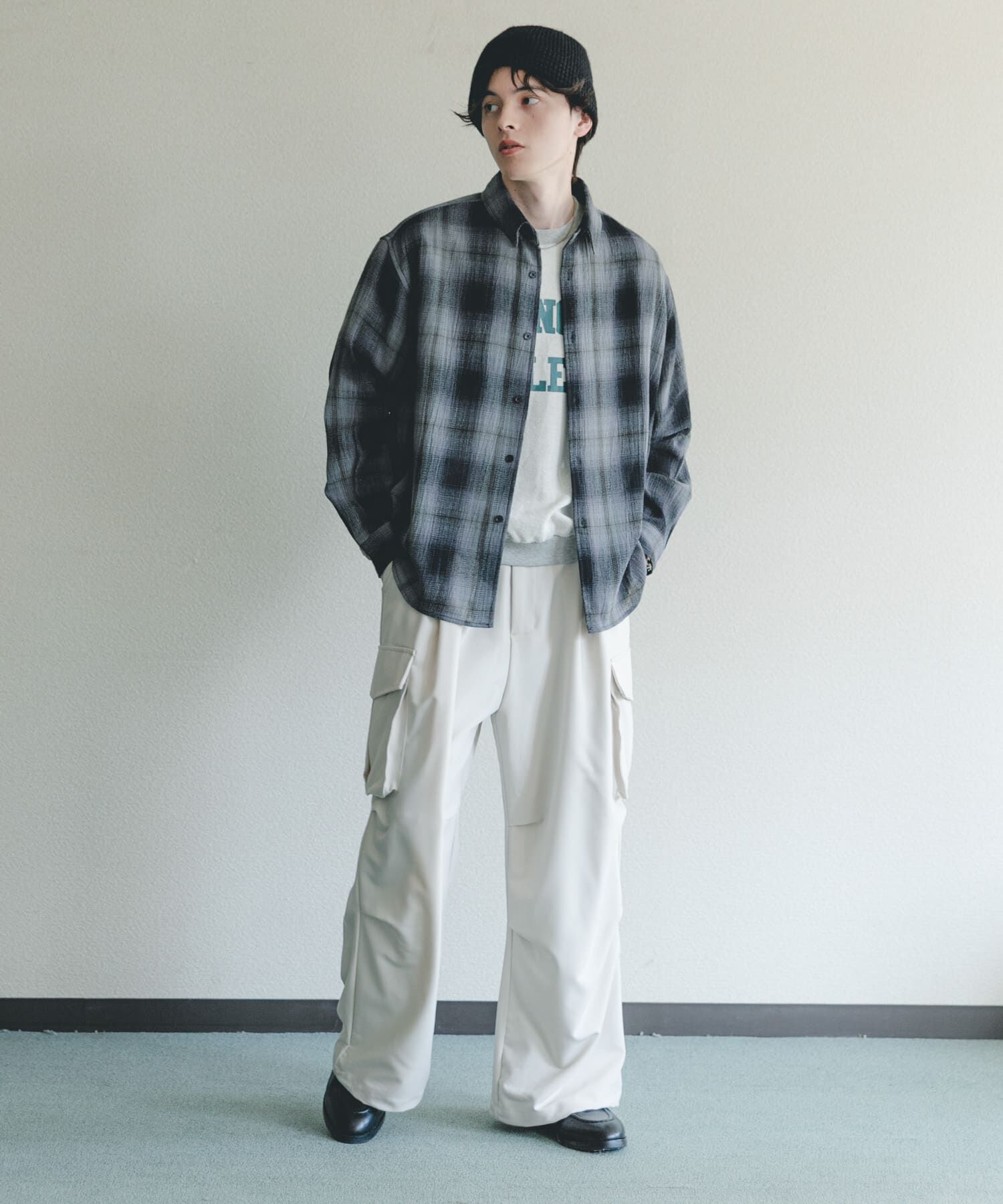 SENSE OF PLACE by URBAN RESEARCH「オンブレーチェックレギュラーカラーシャツ」|シャツ・ブラウス|