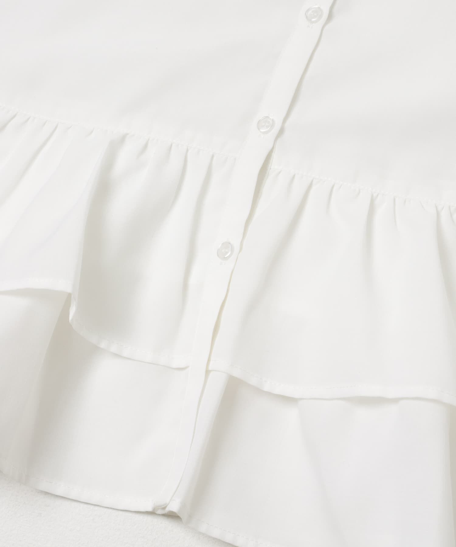 SENSE OF PLACE by URBAN RESEARCH「フリルペプラムブラウス」|シャツ・ブラウス|