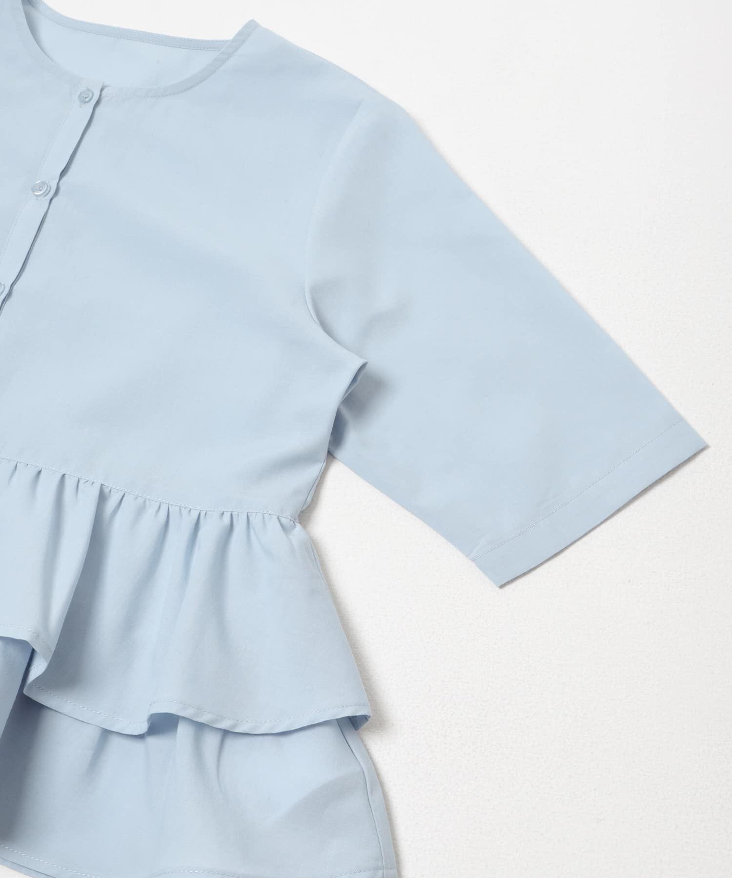 SENSE OF PLACE by URBAN RESEARCH「フリルペプラムブラウス」|シャツ・ブラウス|