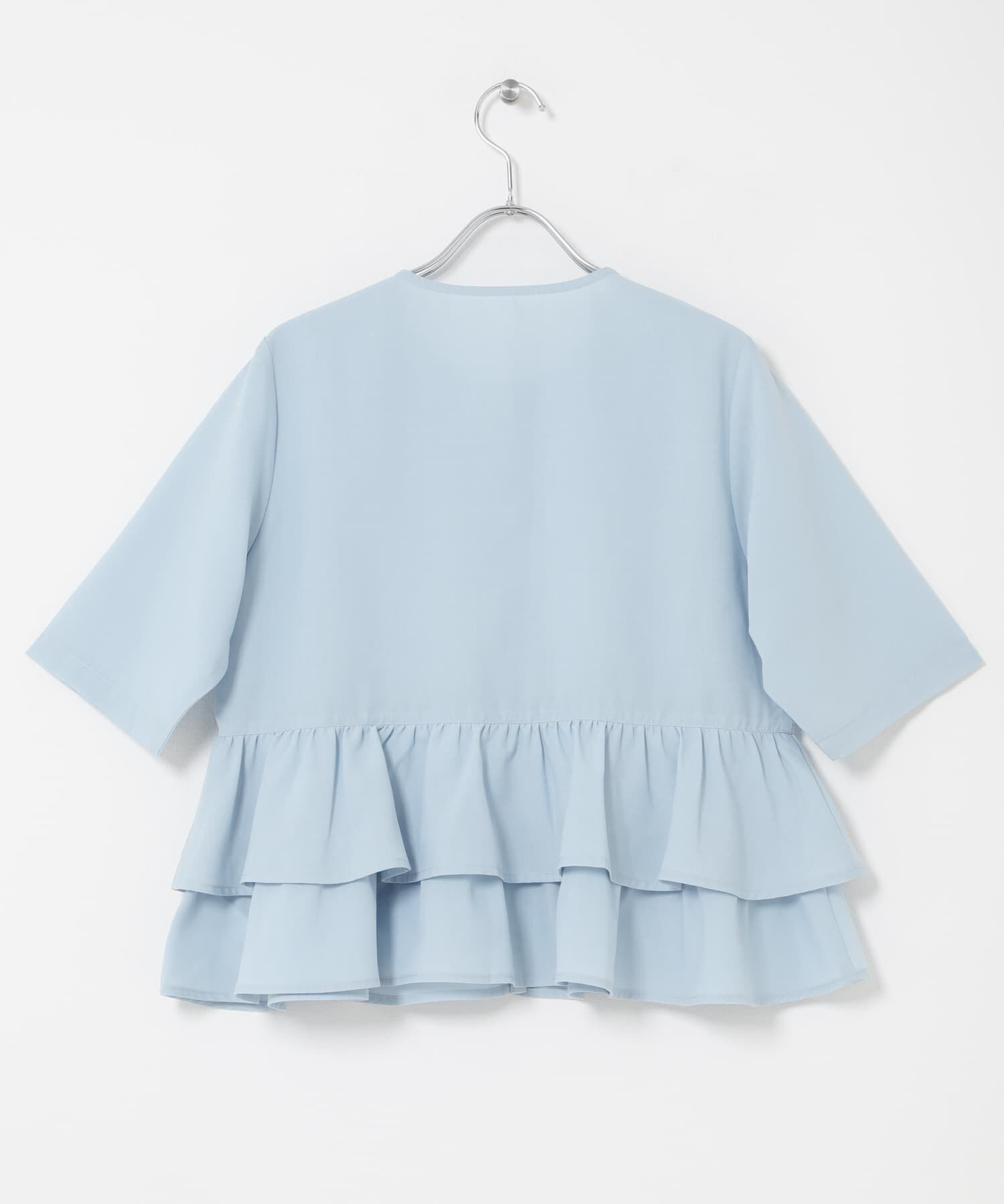 SENSE OF PLACE by URBAN RESEARCH「フリルペプラムブラウス」|シャツ・ブラウス|