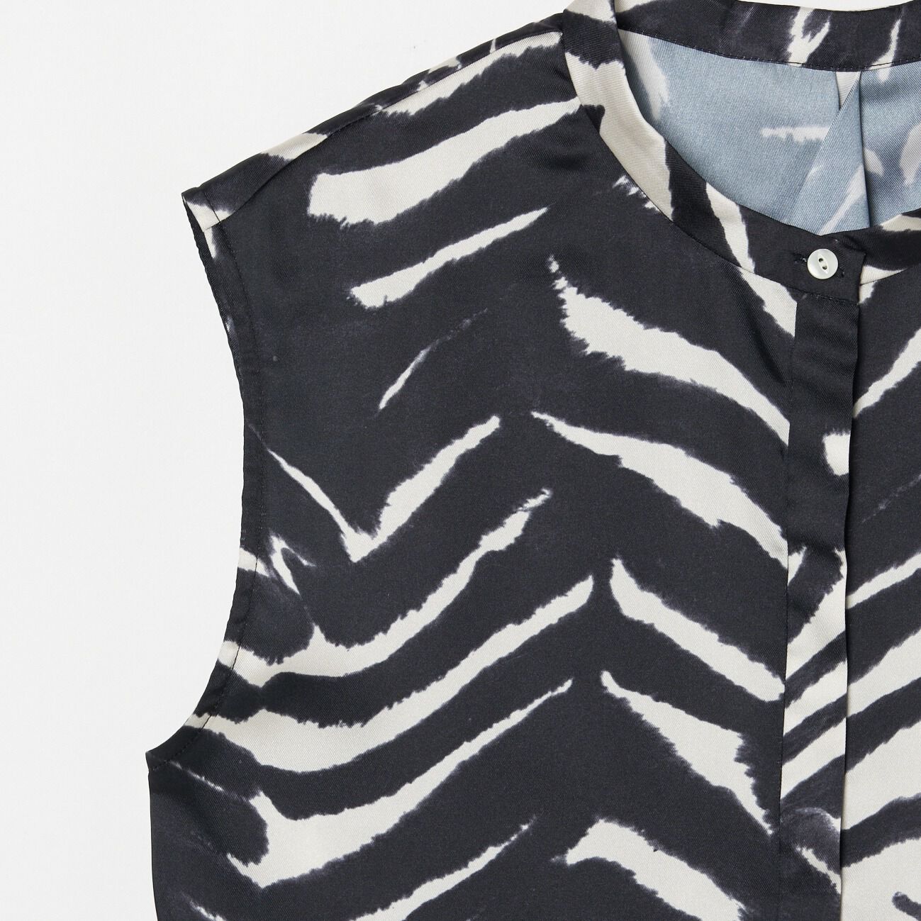 HELIOPOLE「HELIOPOLE ARGENTI PRINT SLEEVELESS BLOUSE」|シャツ・ブラウス|