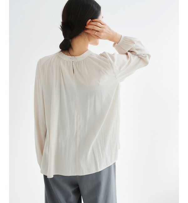  「ブラウスレイヤードニットベスト」|ベスト・ジレ|