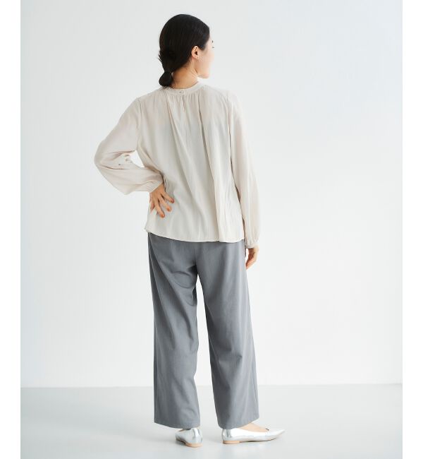  「ブラウスレイヤードニットベスト」|ベスト・ジレ|