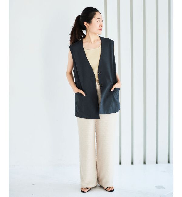 le.coeur blanc「カットジャガードイージーパンツ」|その他|