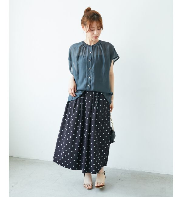  「リバーシブルタフタスカート」|スカート|
