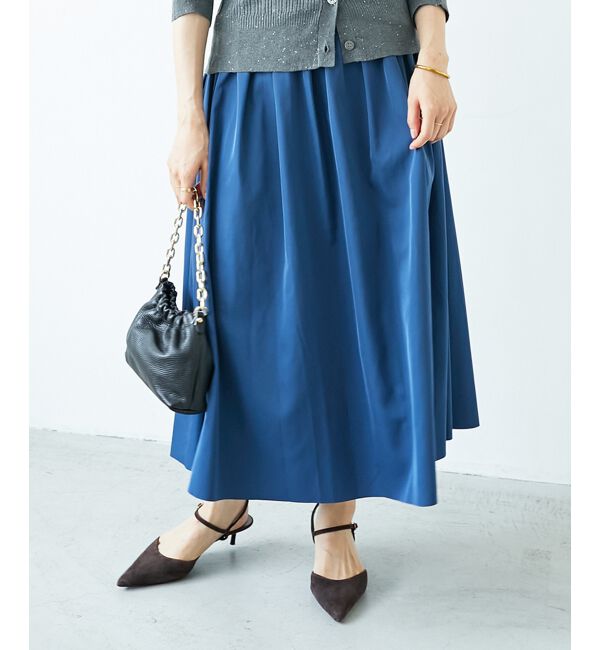  「リバーシブルタフタスカート」|スカート|