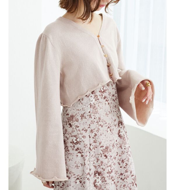 MAJESTICLEGON「レディラメニットカーデ」|カーディガン|