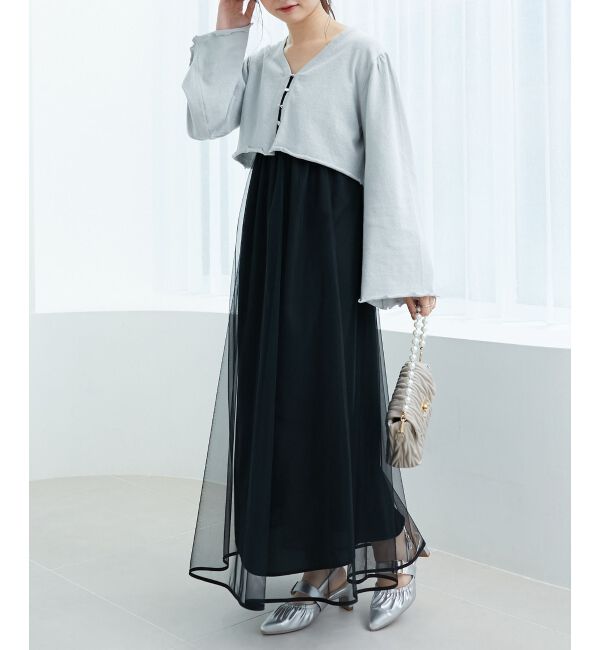 MAJESTICLEGON「レディラメニットカーデ」|カーディガン|