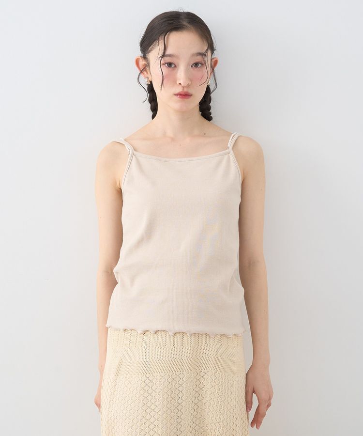 earth music&ecology「パールストラップキャミソール」|キャミソール|