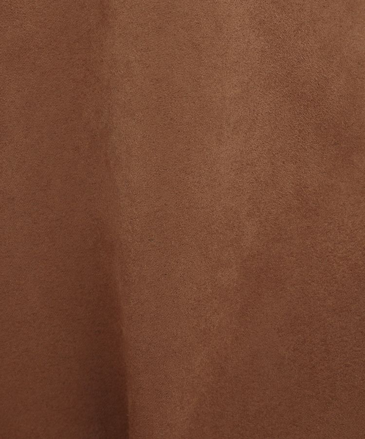 earth music&ecology「スウェード調フリンジベスト」|ベスト・ジレ|