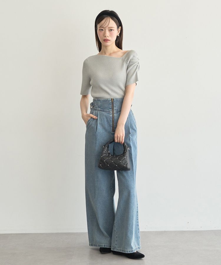 earth music&ecology「スタッズキルトバッグ」|ハンドバッグ|