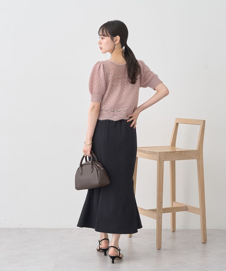 earth music&ecology「フロントジップマーメイドスカート」|タイト|