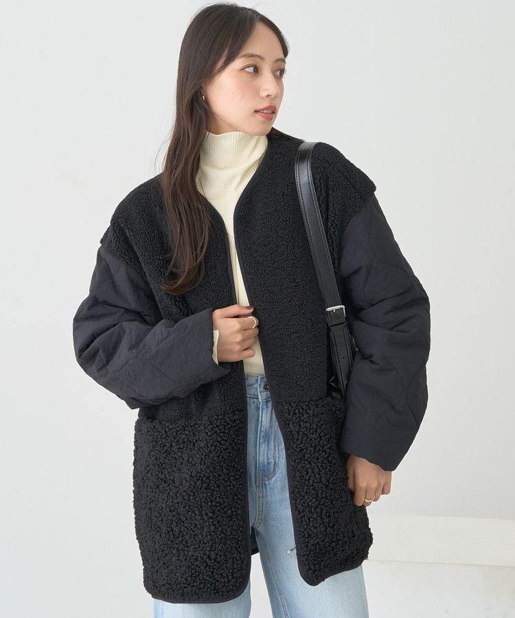 earth music&ecology「ボアキルトミドルコート」|その他|