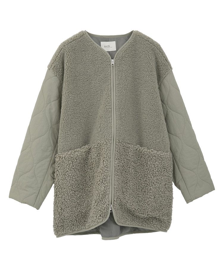 earth music&ecology「ボアキルトミドルコート」|その他|