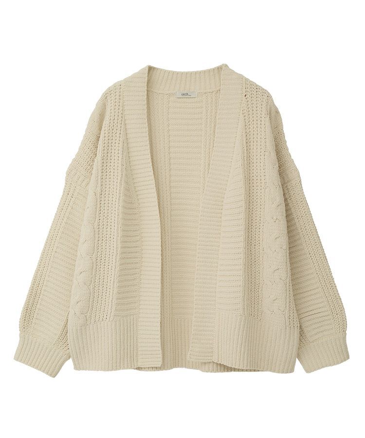 earth music&ecology「マットモールカーディガン」|カーディガン|