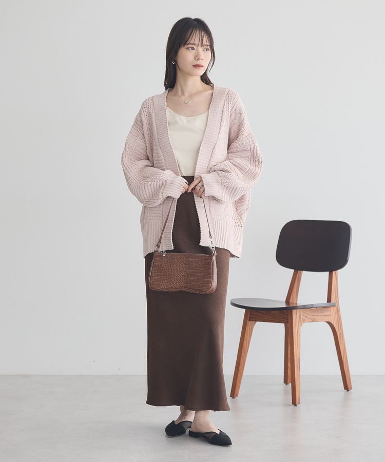 earth music&ecology「マットモールカーディガン」|カーディガン|