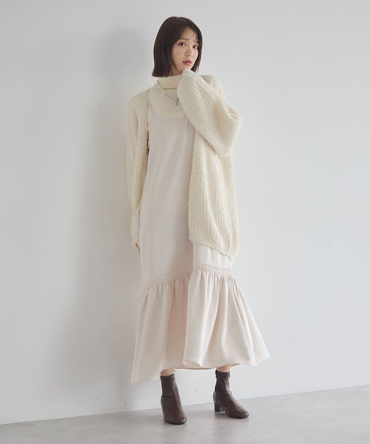 earth music&ecology「スパンコールブークレカーディガン」|カーディガン|