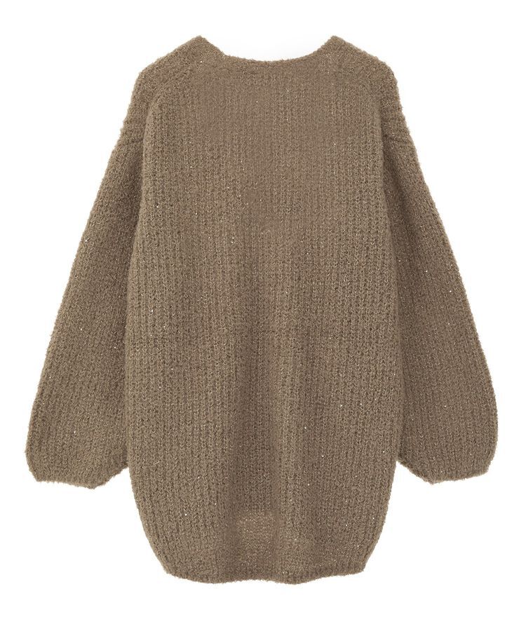 earth music&ecology「スパンコールブークレカーディガン」|カーディガン|