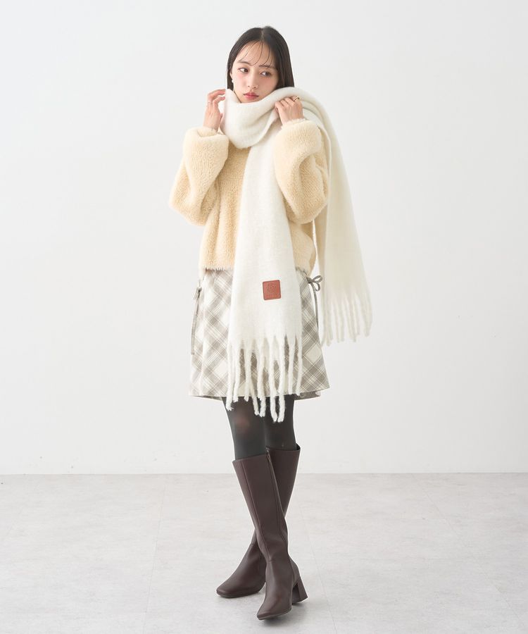 earth music&ecology「Wフェイスシャギープルオーバー」|ニット・セーター|