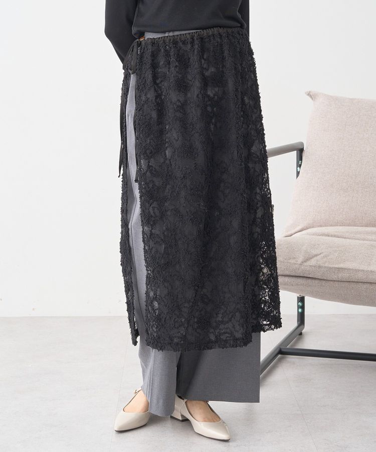 earth music&ecology「モールレースラップスカート」|スカート|