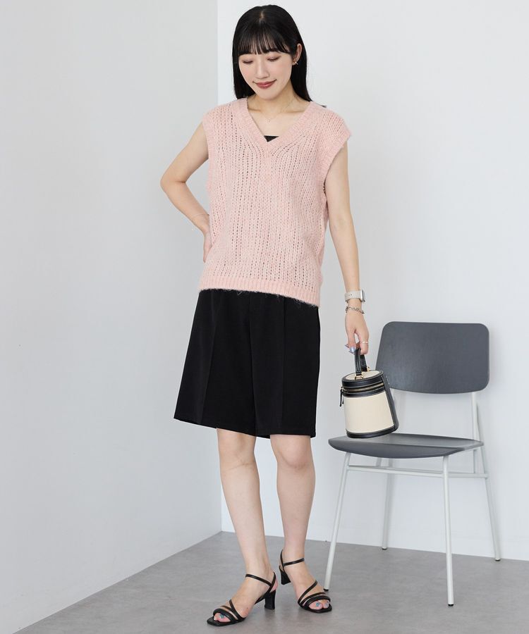 AMERICAN HOLIC「【選べる丈】甘編みニットベスト」|ベスト・ジレ|