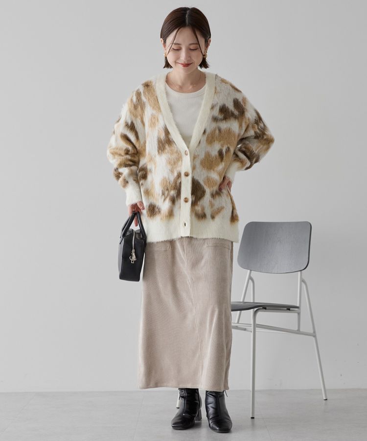 AMERICAN HOLIC「ニュアンス柄ニットカーディガン」|カーディガン|