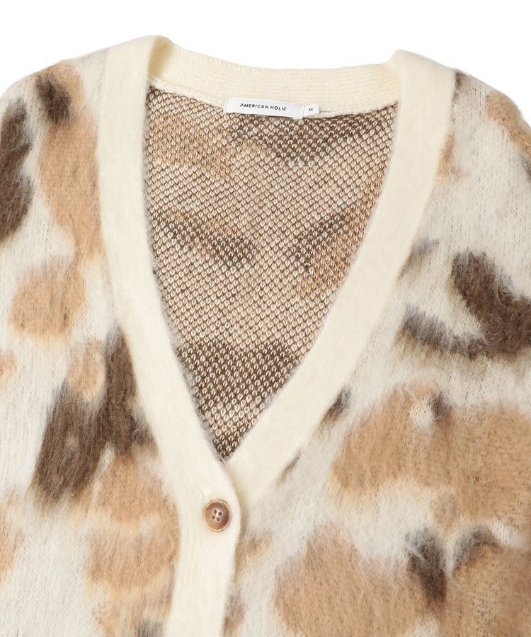 AMERICAN HOLIC「ニュアンス柄ニットカーディガン」|カーディガン|